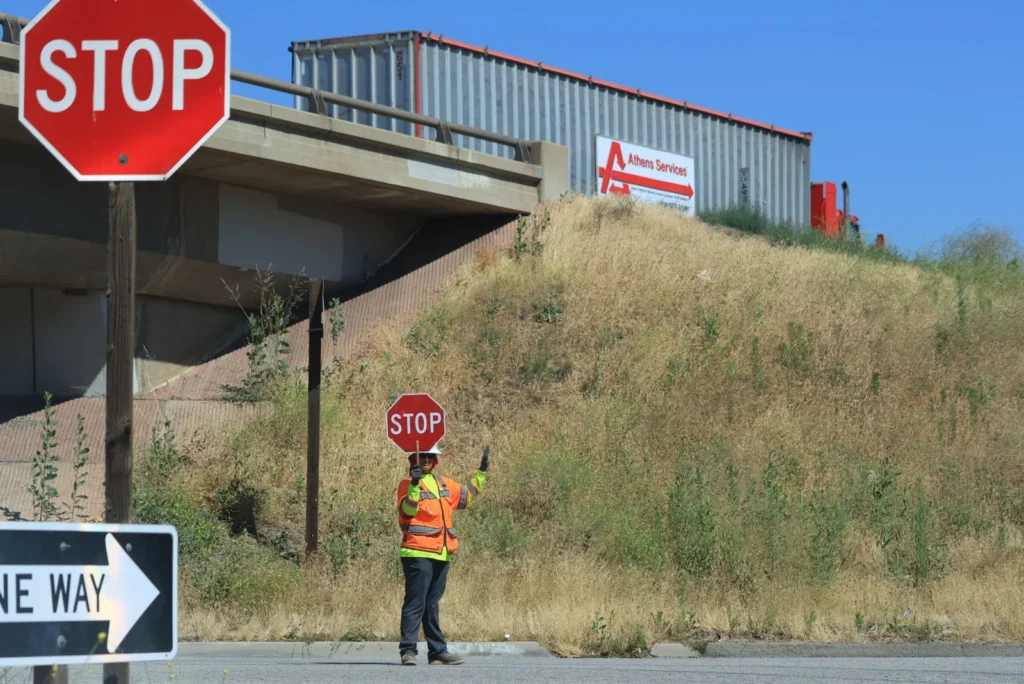 Traffic Control Flagger
