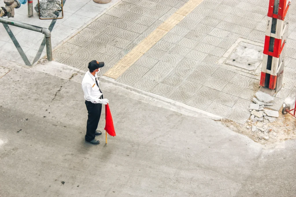Traffic Flagger Training